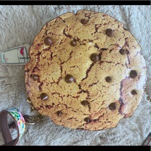 Betsy Johnson chocolate chip cookie Crossbody purse